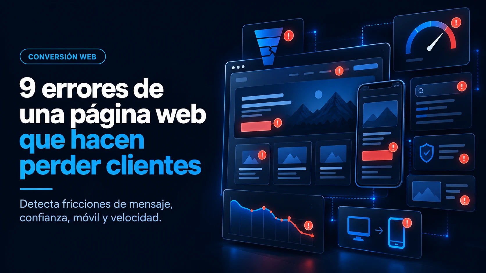 9 errores de una página web que hacen perder clientes