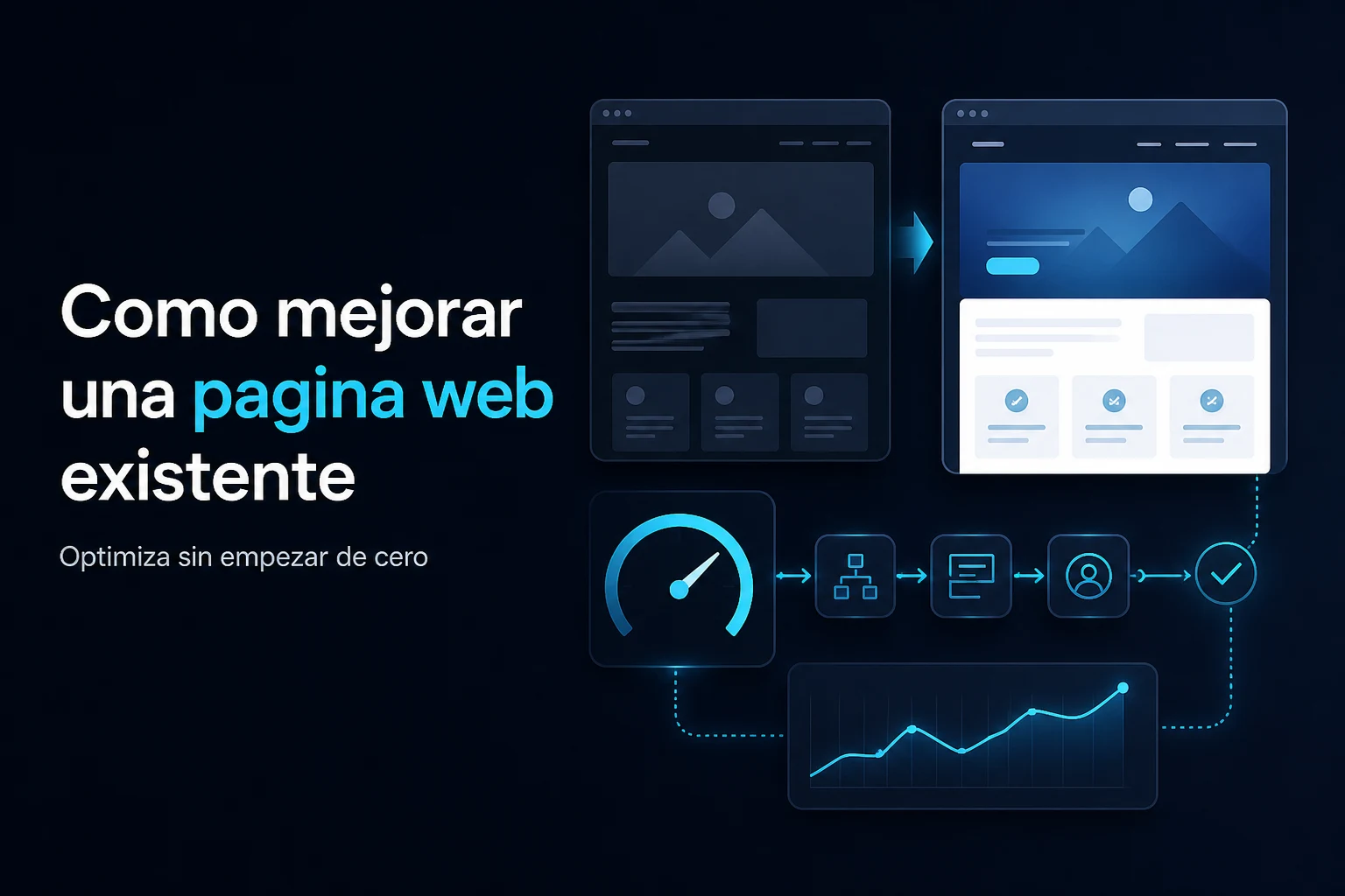 Como mejorar una pagina web existente